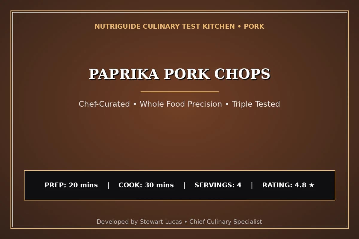 Paprika Pork Chops