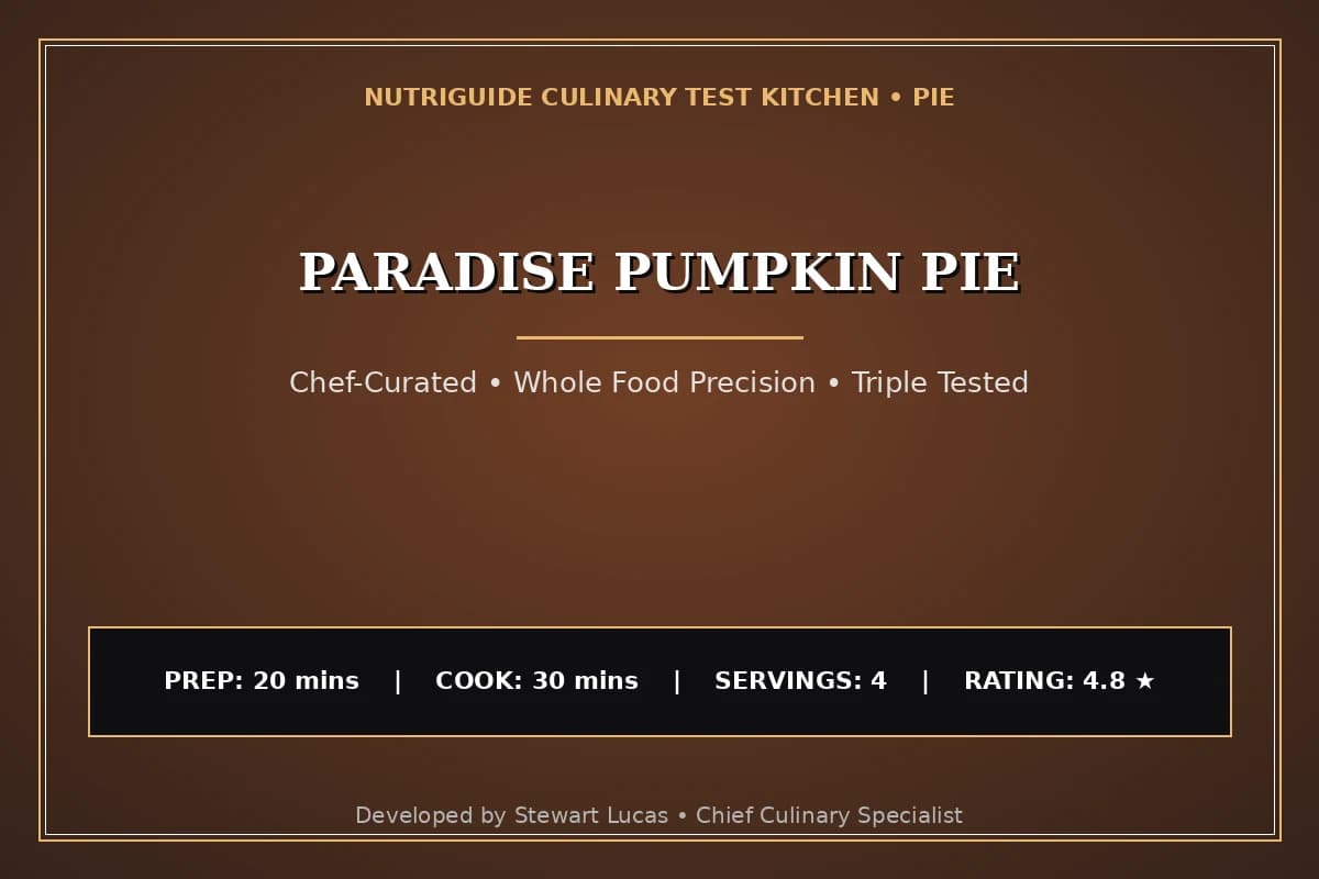 Paradise Pumpkin Pie