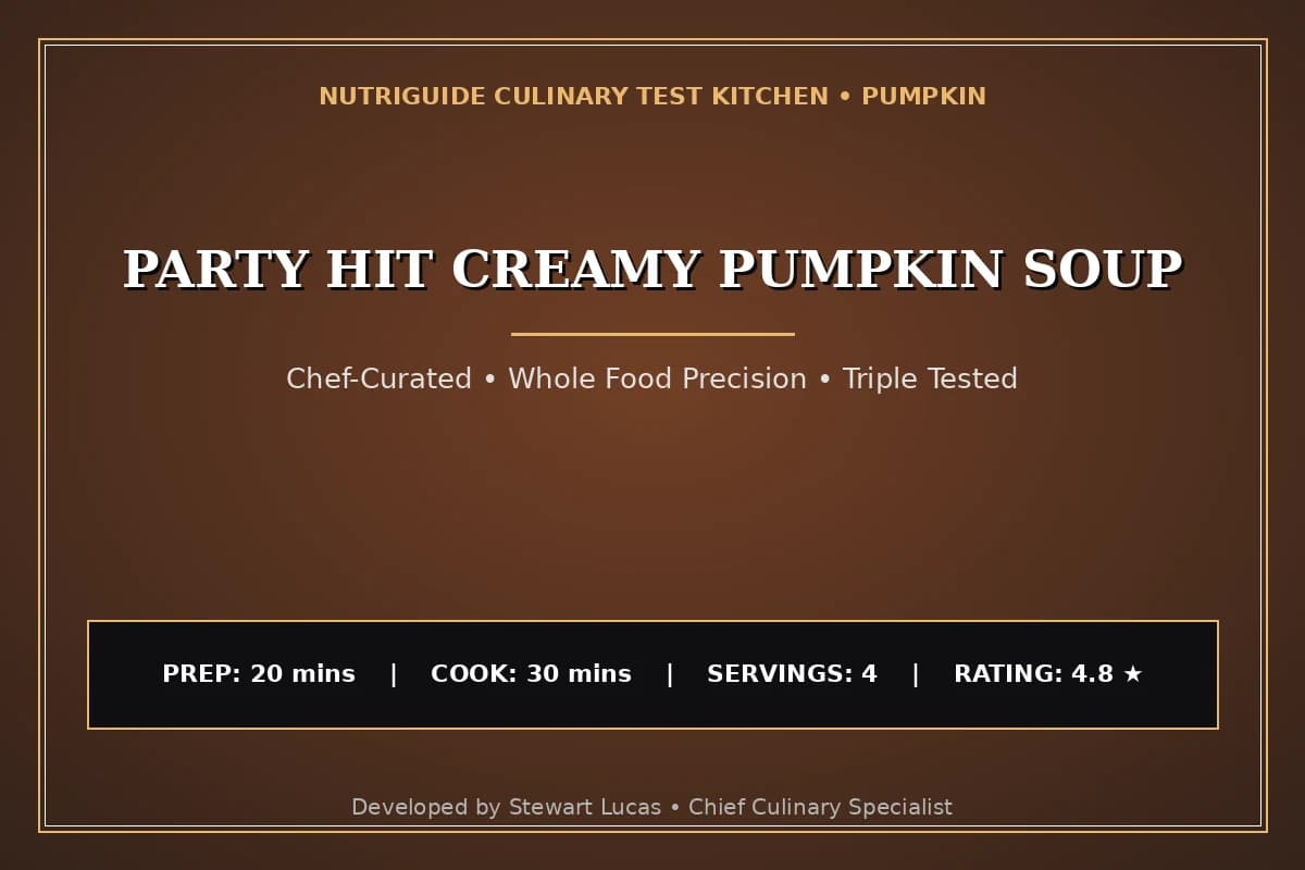 Party Hit Creamy Pumpkin Soup