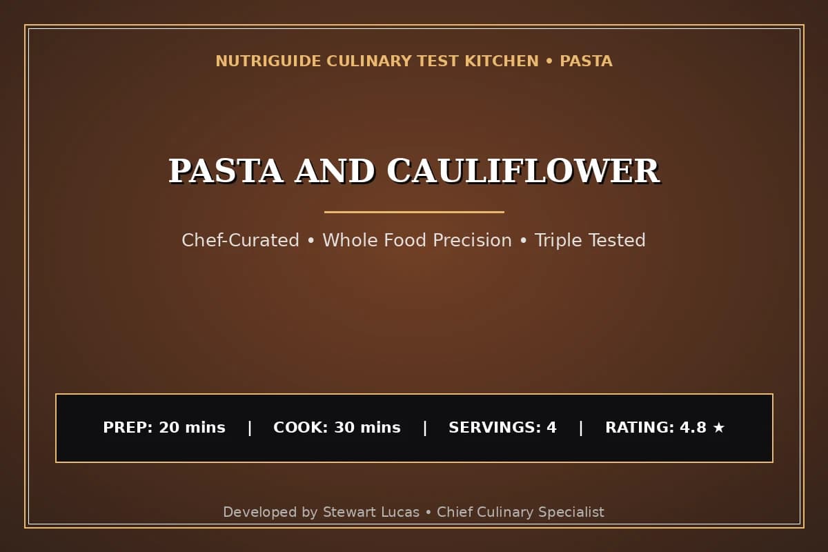 Pasta And Cauliflower