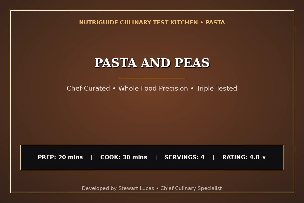 Pasta And Peas