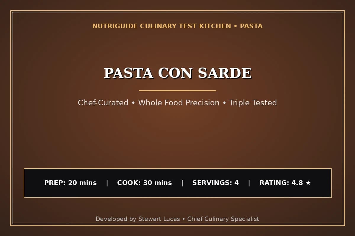 Pasta Con Sarde