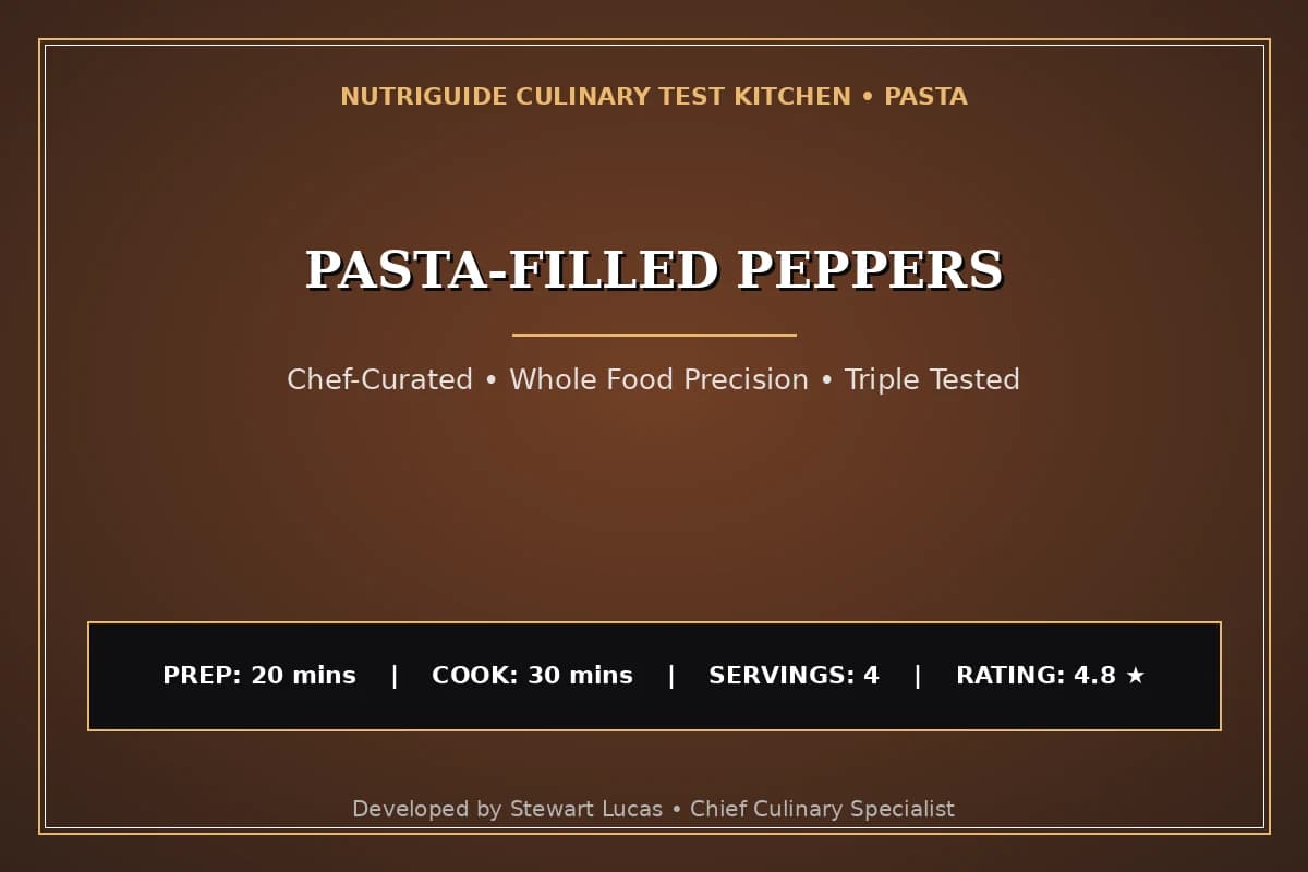 Pasta-Filled Peppers