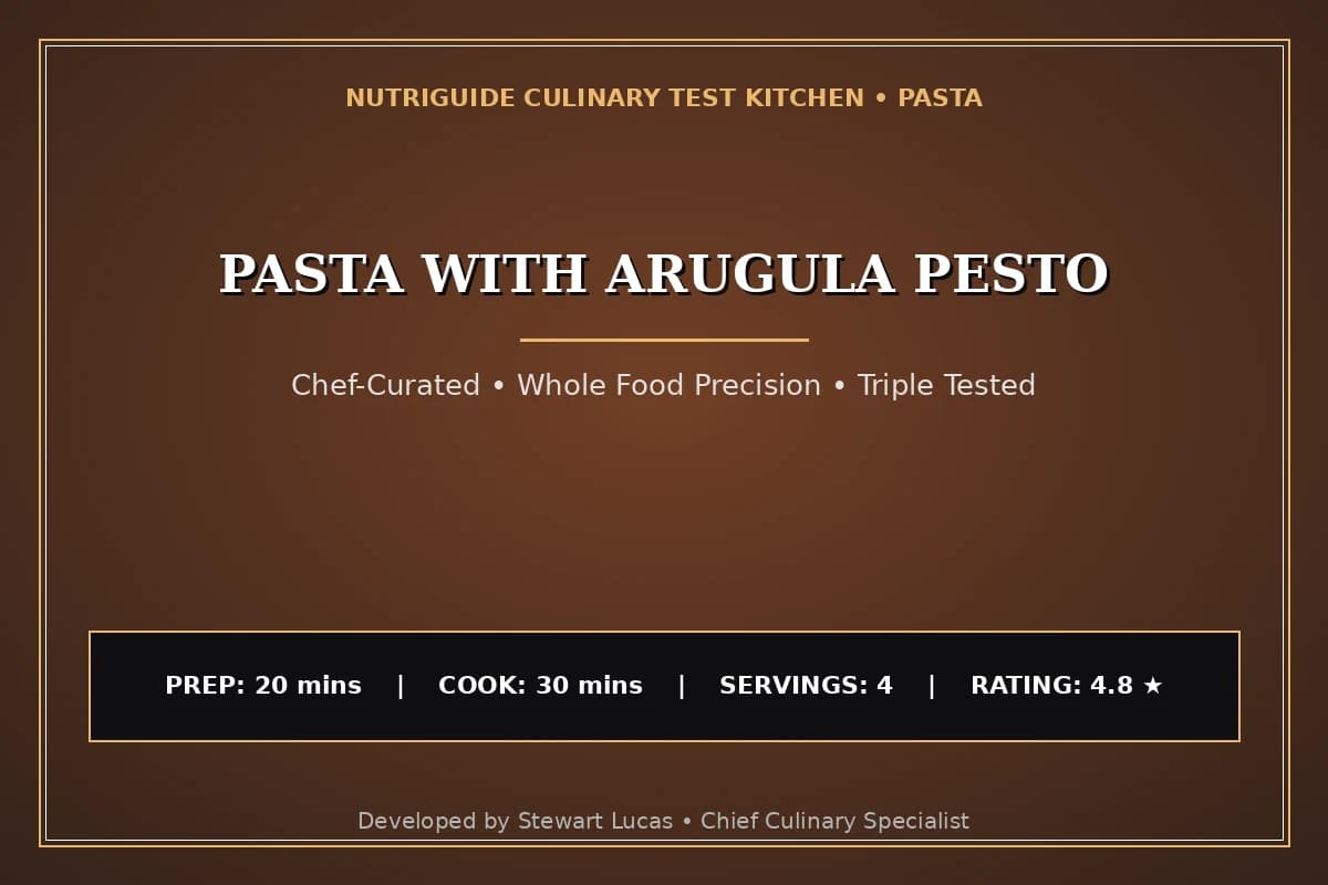 Pasta With Arugula Pesto