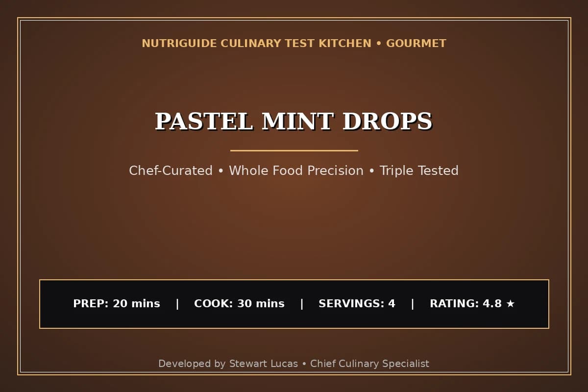 Pastel Mint Drops