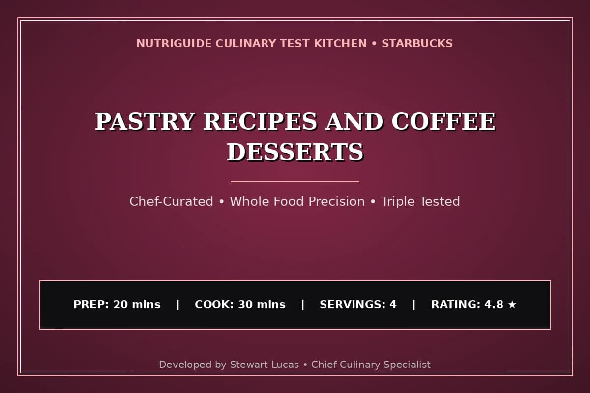 Pastry Recipes And Coffee Desserts