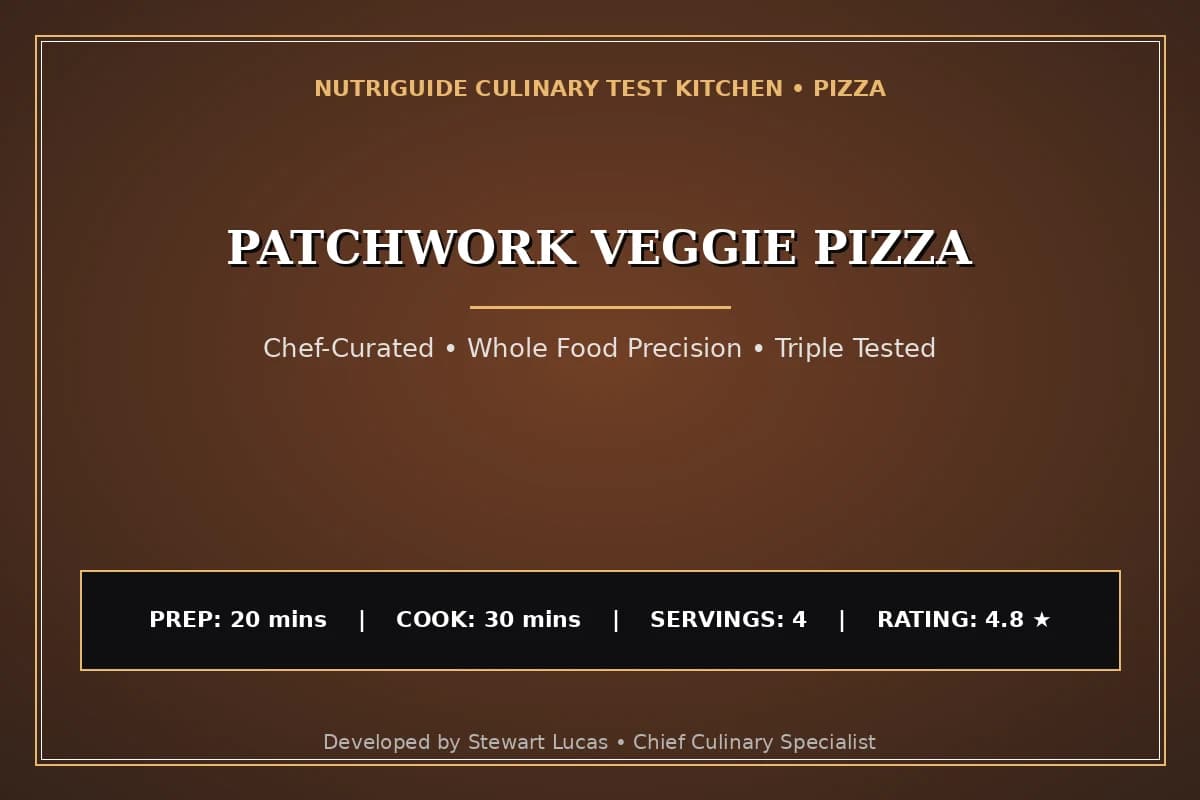 Patchwork Veggie Pizza