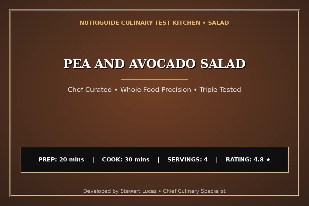 Pea And Avocado Salad