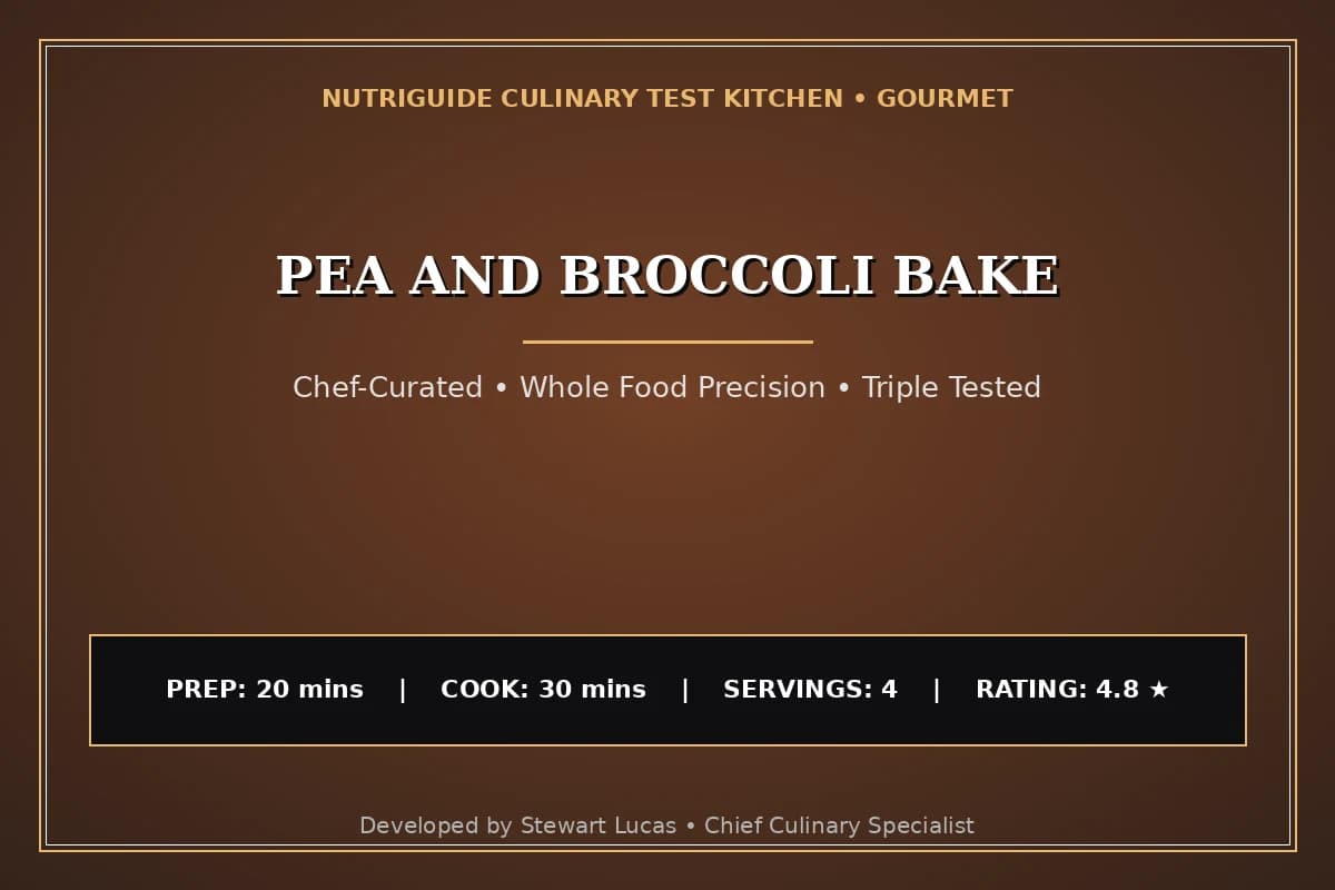 Pea And Broccoli Bake