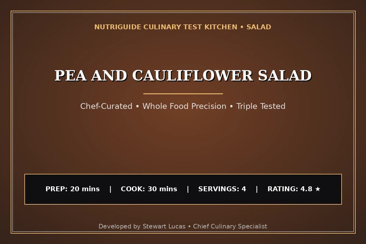 Pea And Cauliflower Salad