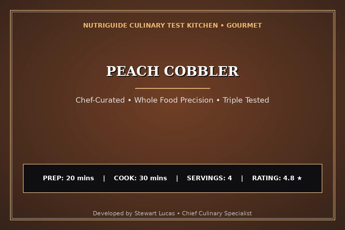 Peach Cobbler