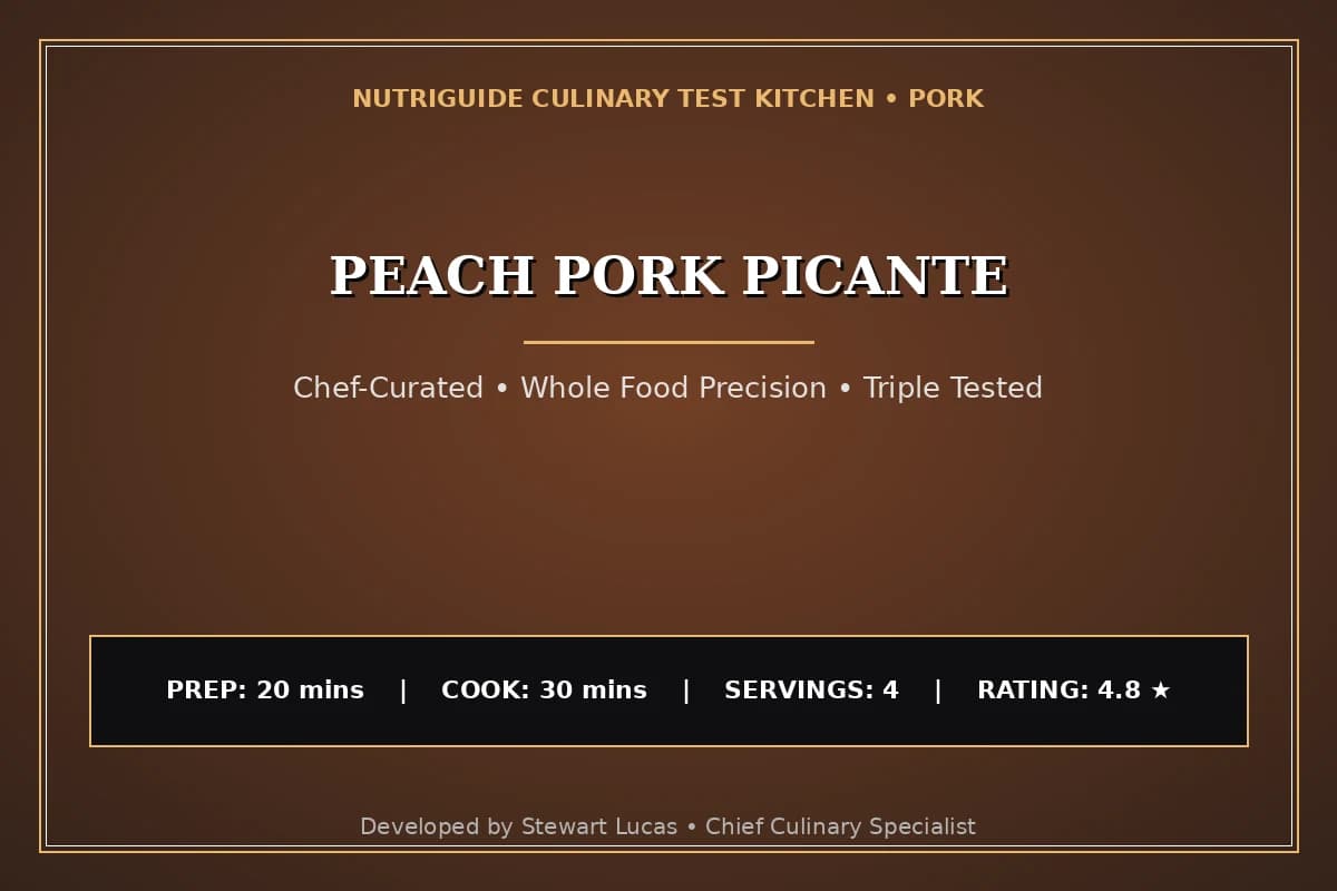 Peach Pork Picante