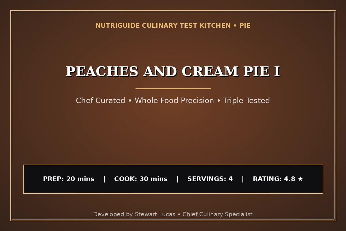 Peaches And Cream Pie I