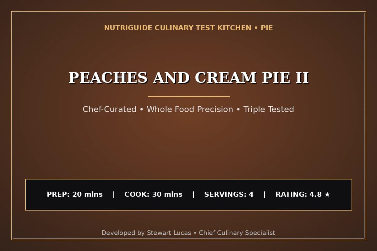 Peaches And Cream Pie Ii
