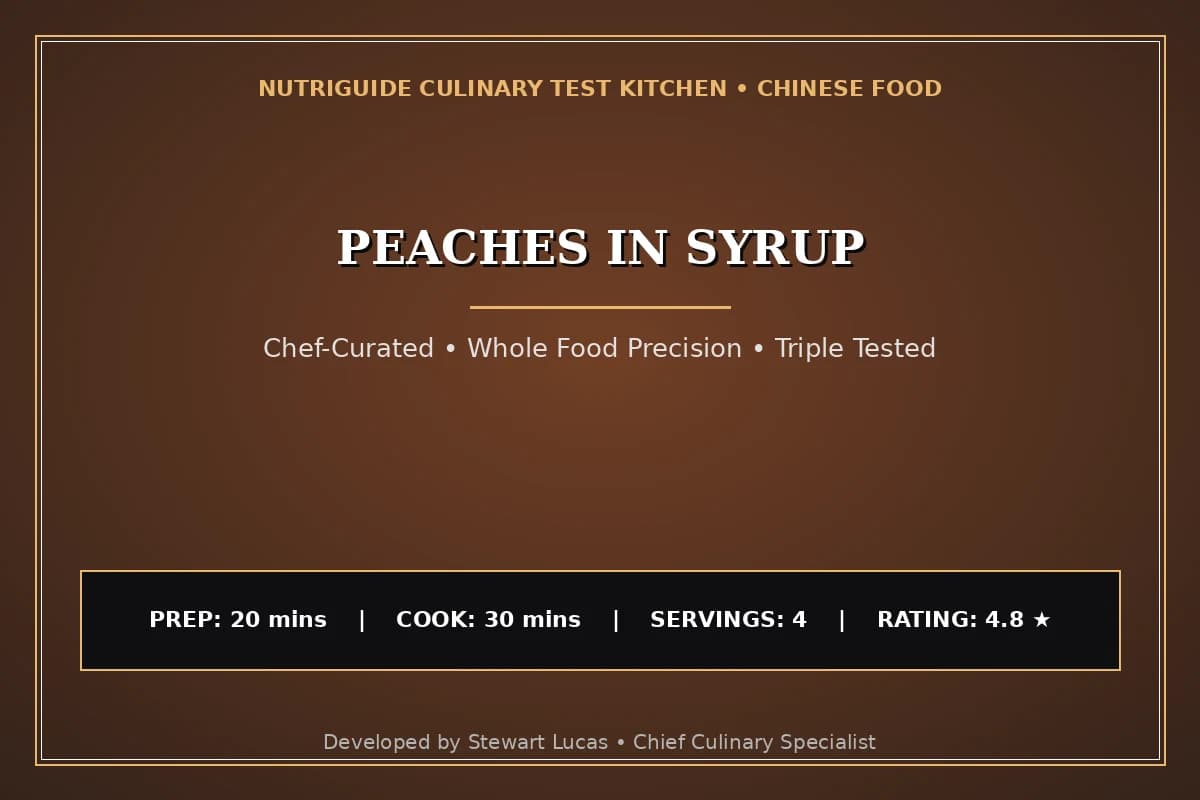 Peaches In Syrup