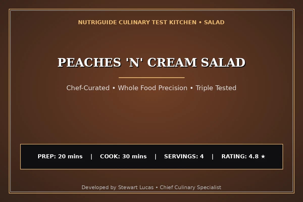 Peaches 'N' Cream Salad