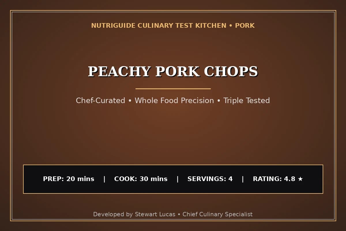 Peachy Pork Chops
