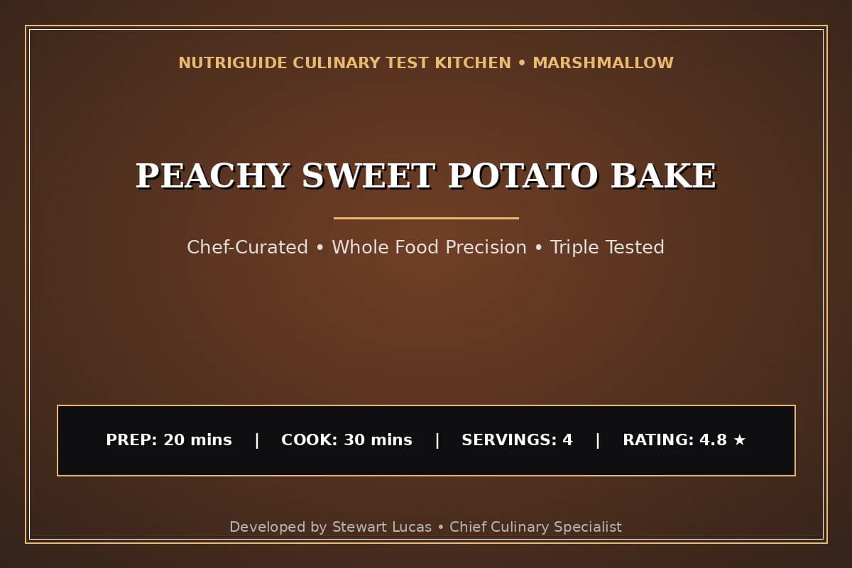Peachy Sweet Potato Bake