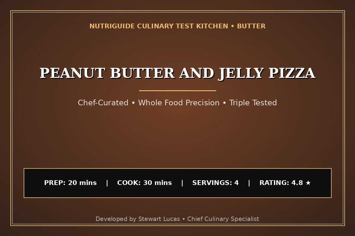 Peanut Butter And Jelly Pizza