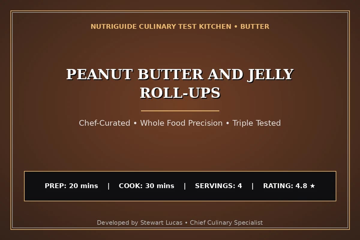 Peanut Butter And Jelly Roll-Ups