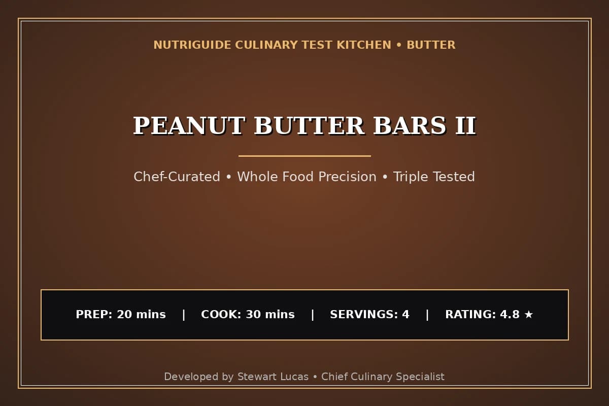 Peanut Butter Bars Ii