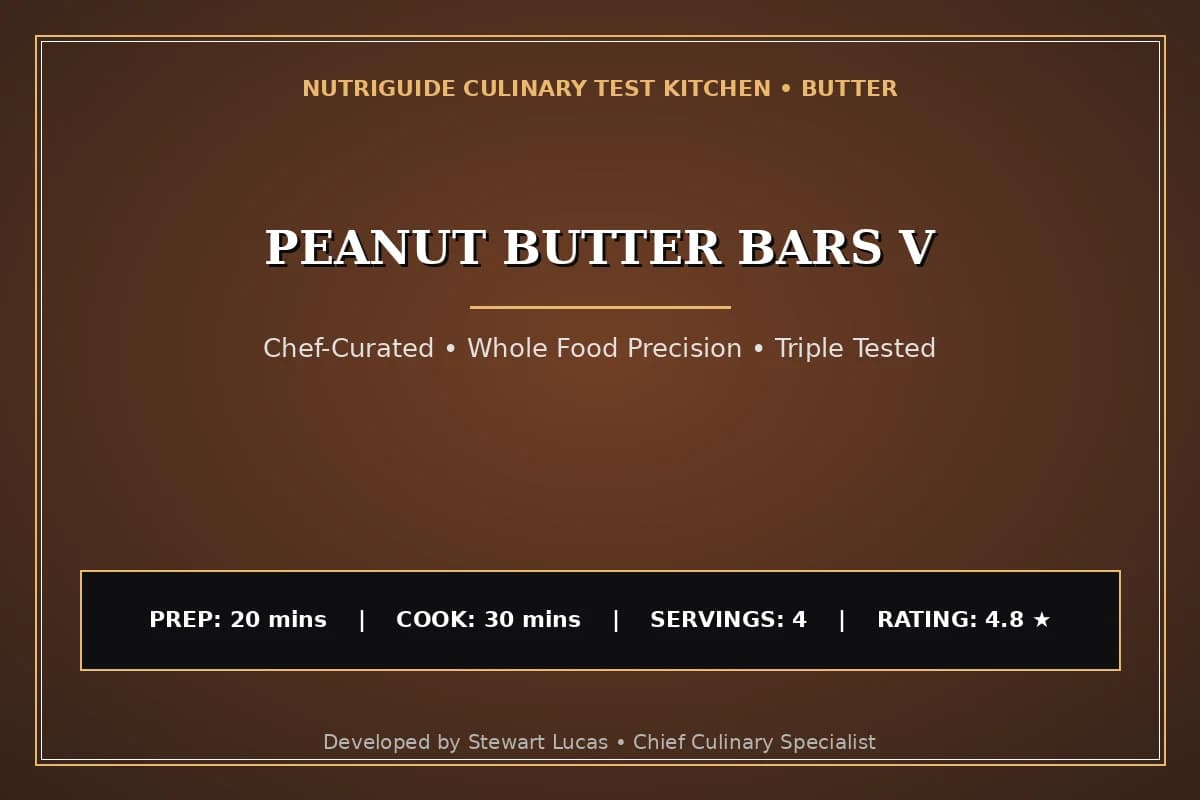 Peanut Butter Bars V