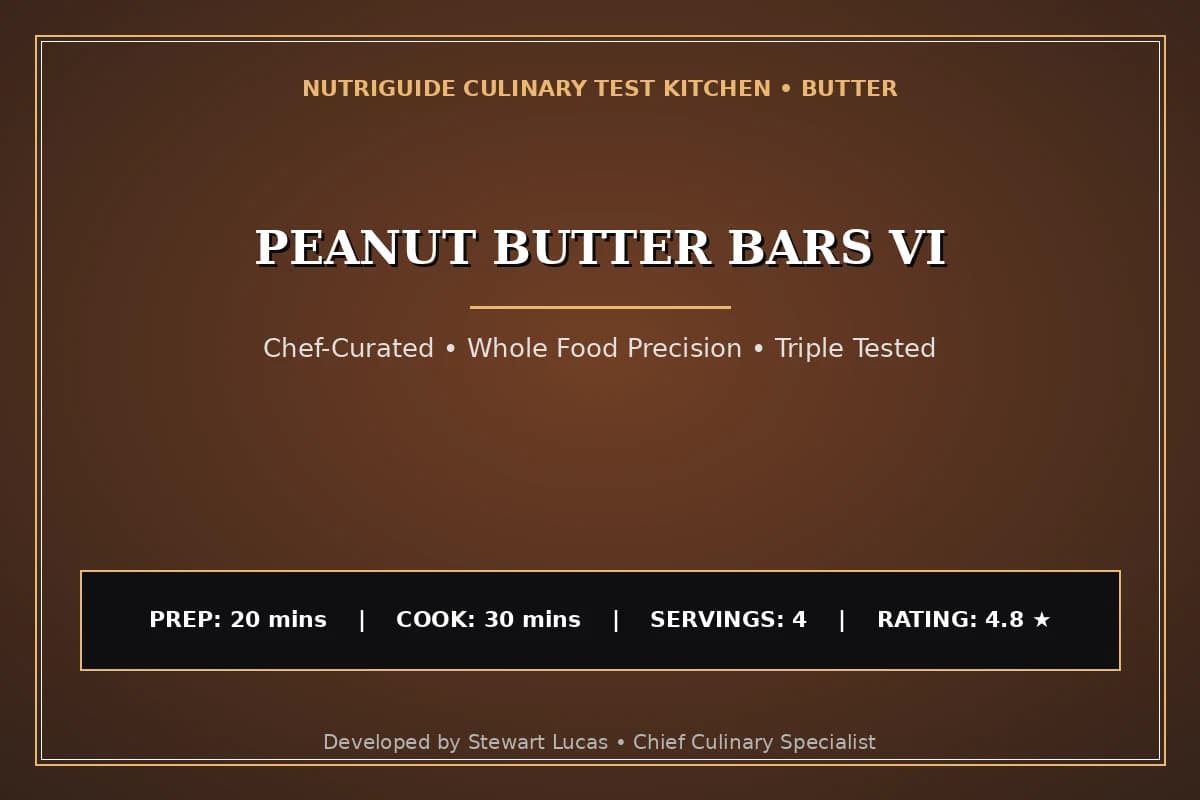 Peanut Butter Bars Vi