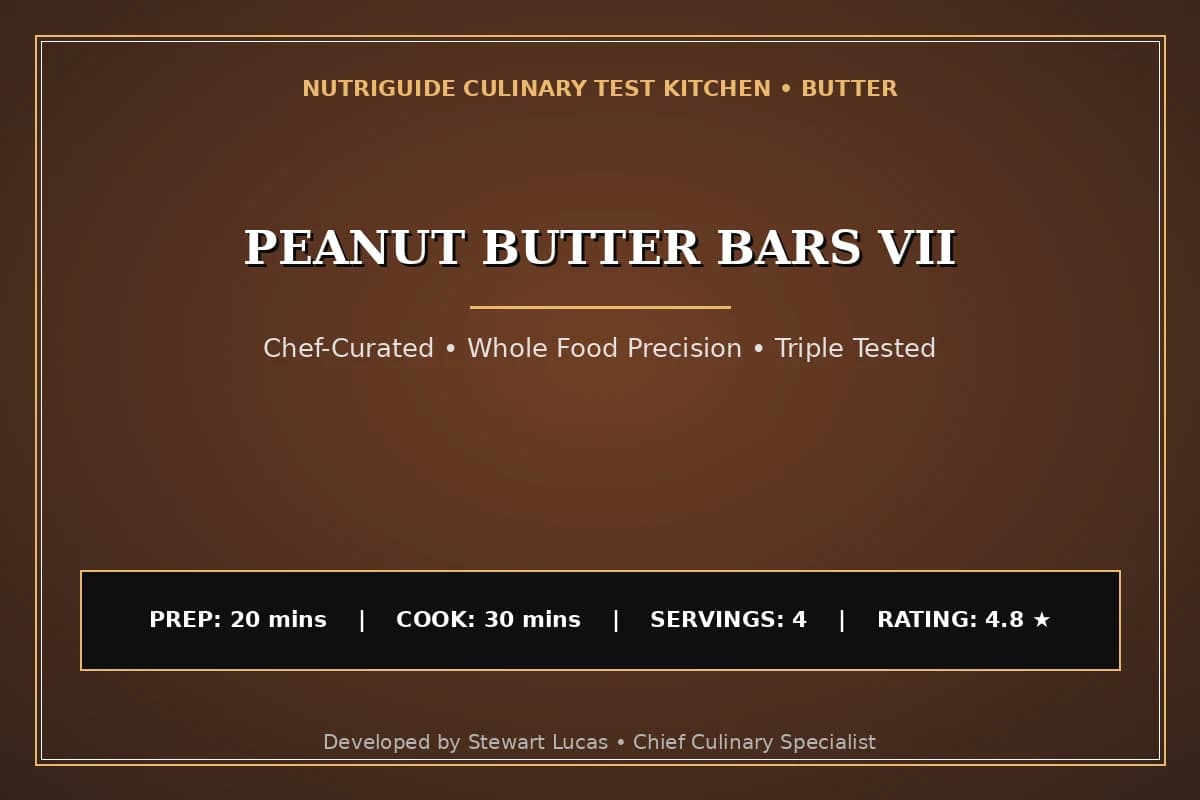 Peanut Butter Bars Vii