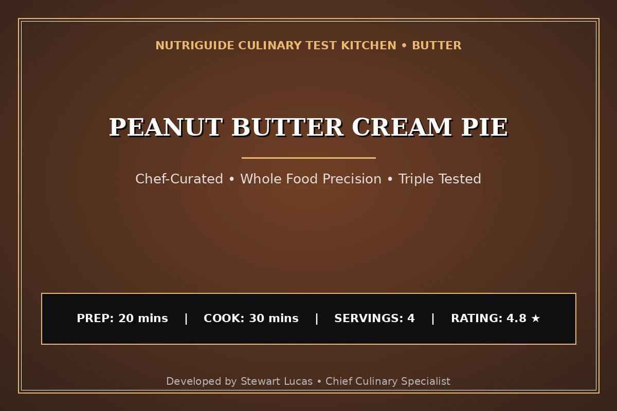 Peanut Butter Cream Pie