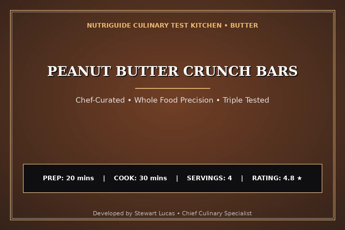 Peanut Butter Crunch Bars