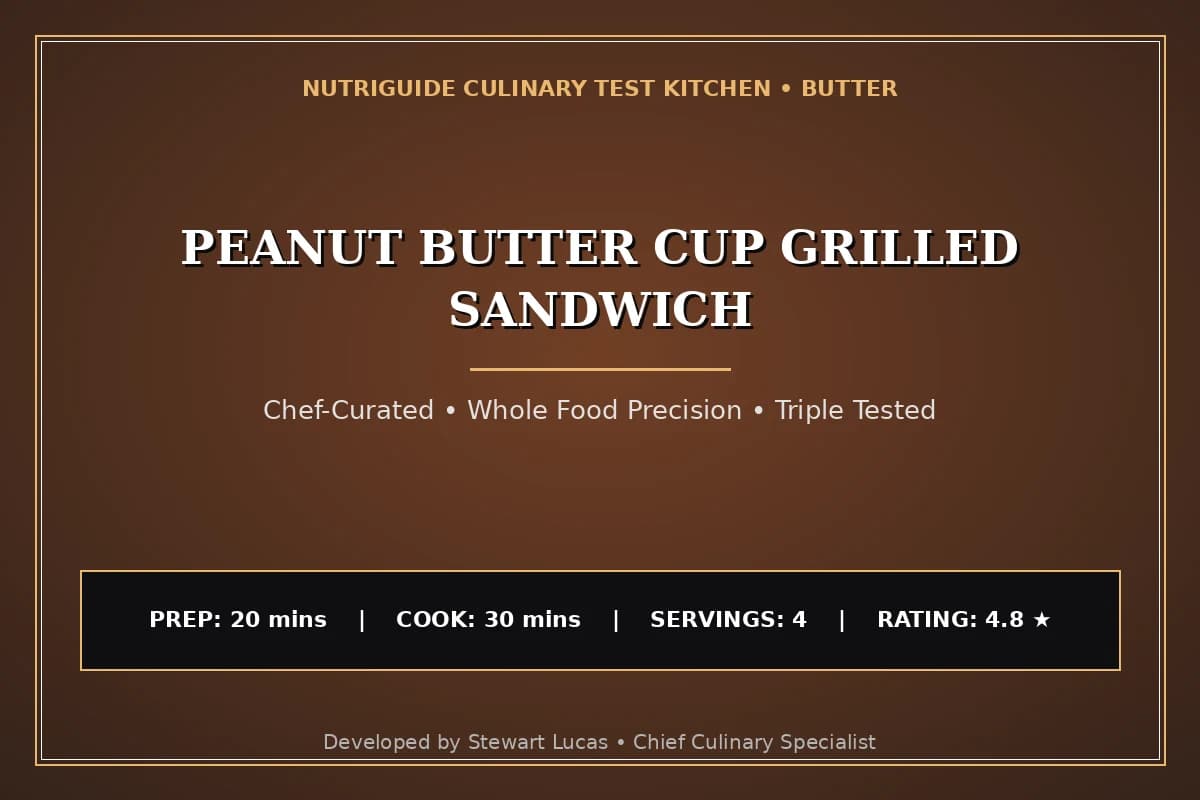 Peanut Butter Cup Grilled Sandwich