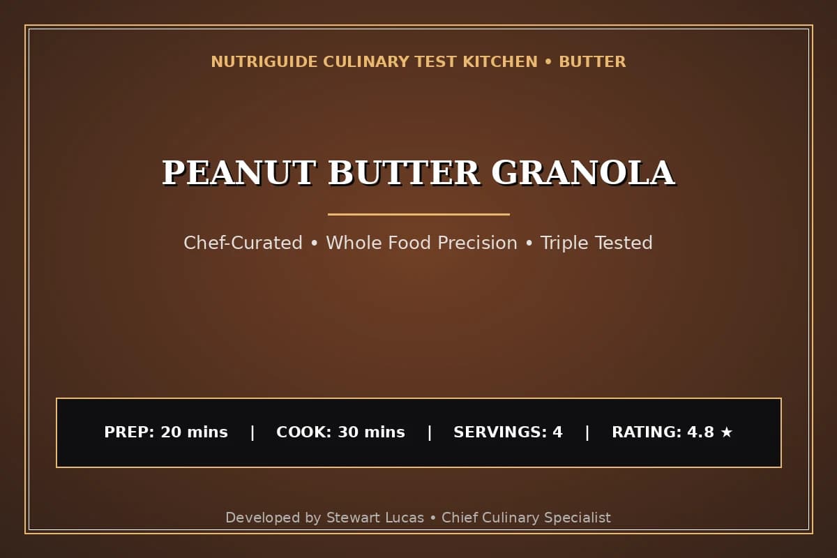 Peanut Butter Granola