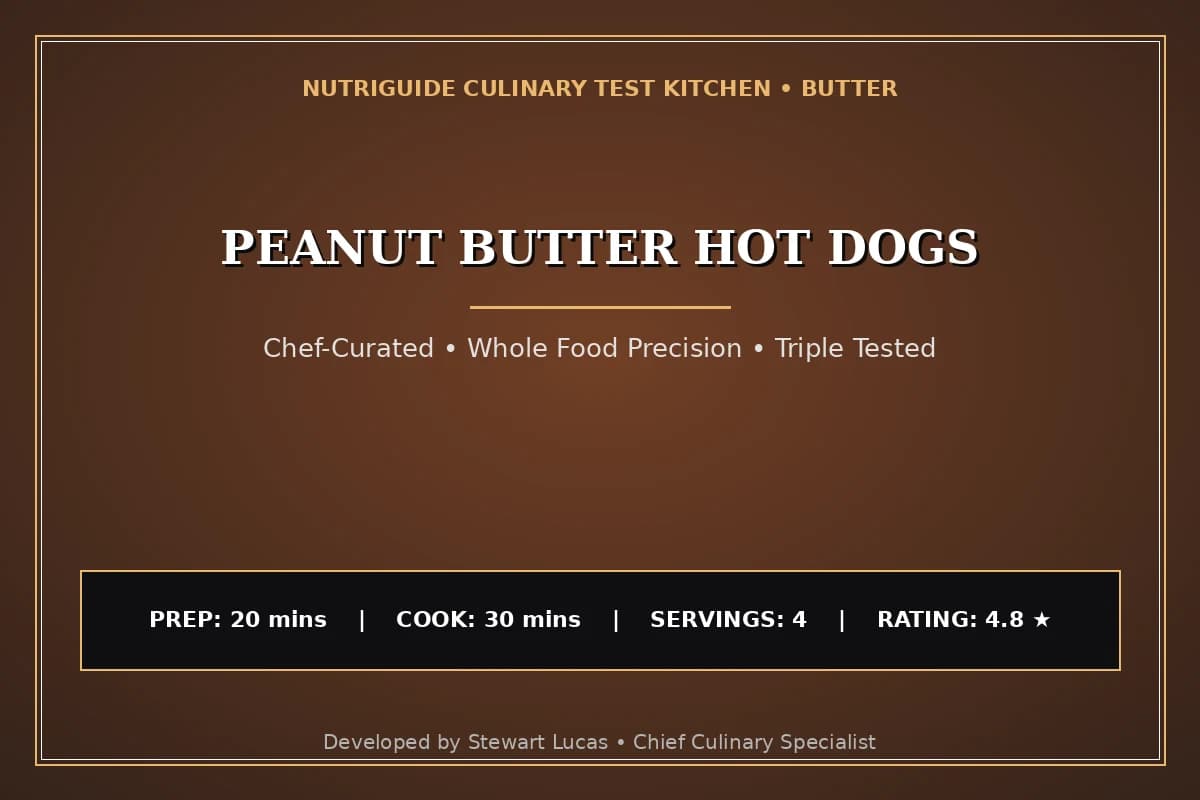 Peanut Butter Hot Dogs