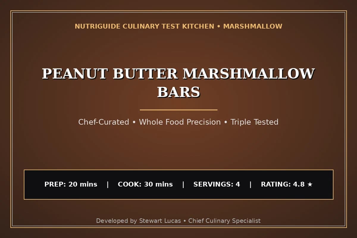 Peanut Butter Marshmallow Bars