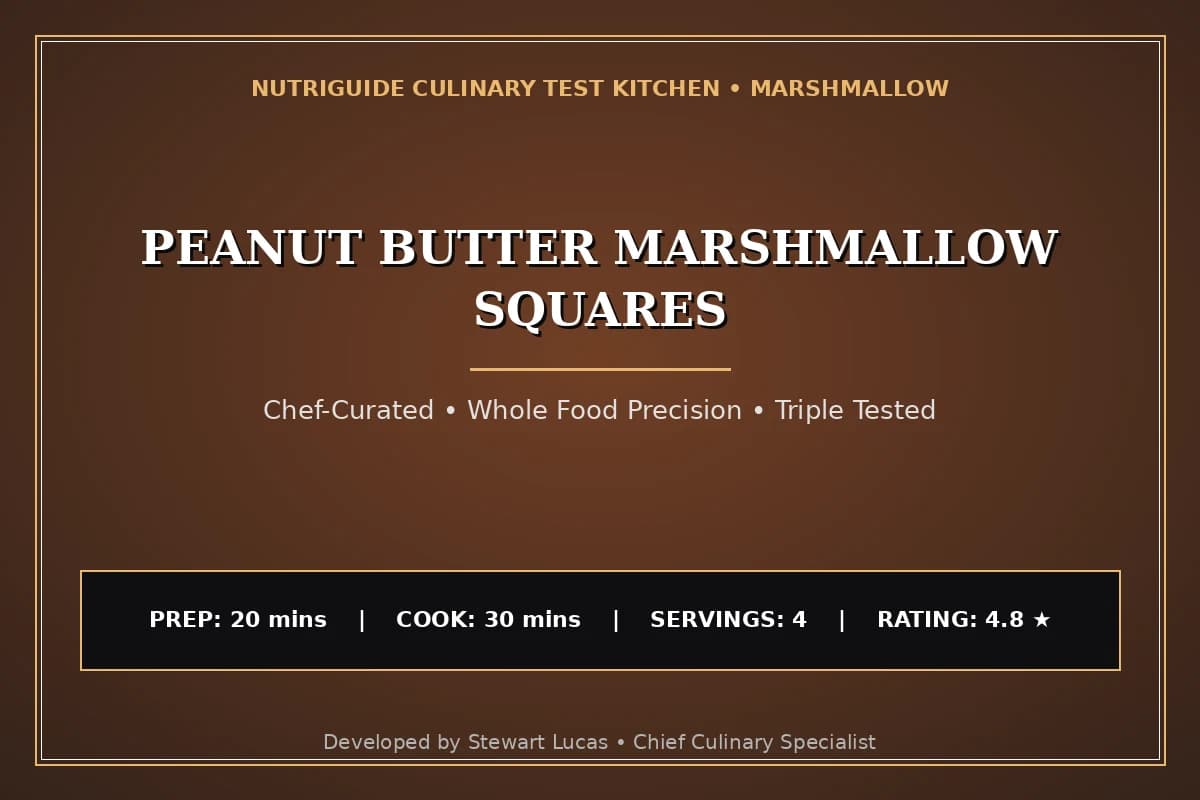 Peanut Butter Marshmallow Squares