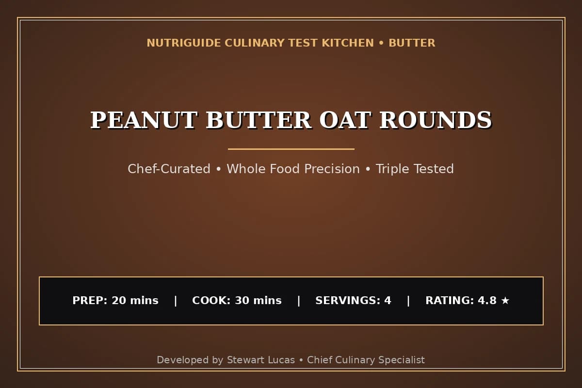 Peanut Butter Oat Rounds