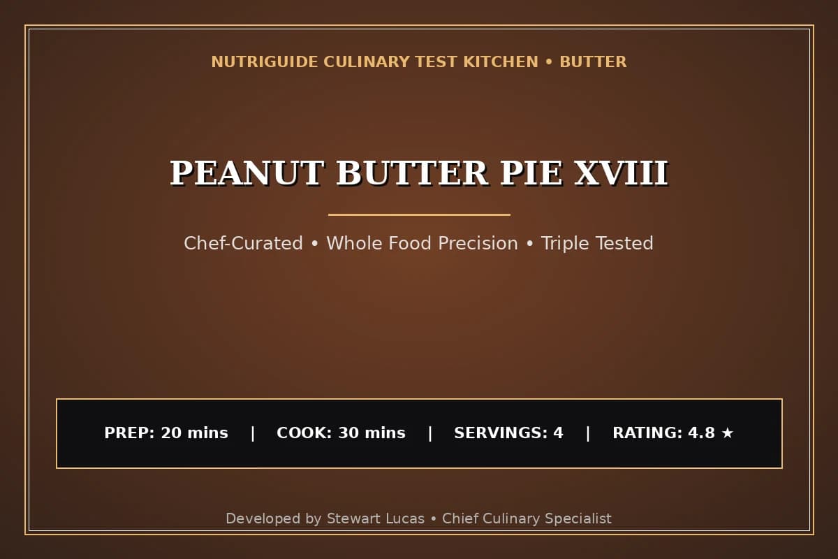Peanut Butter Pie Xviii
