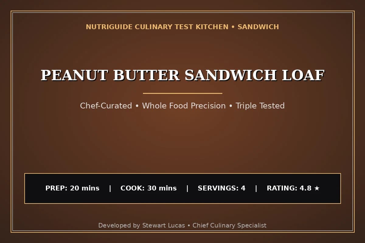 Peanut Butter Sandwich Loaf
