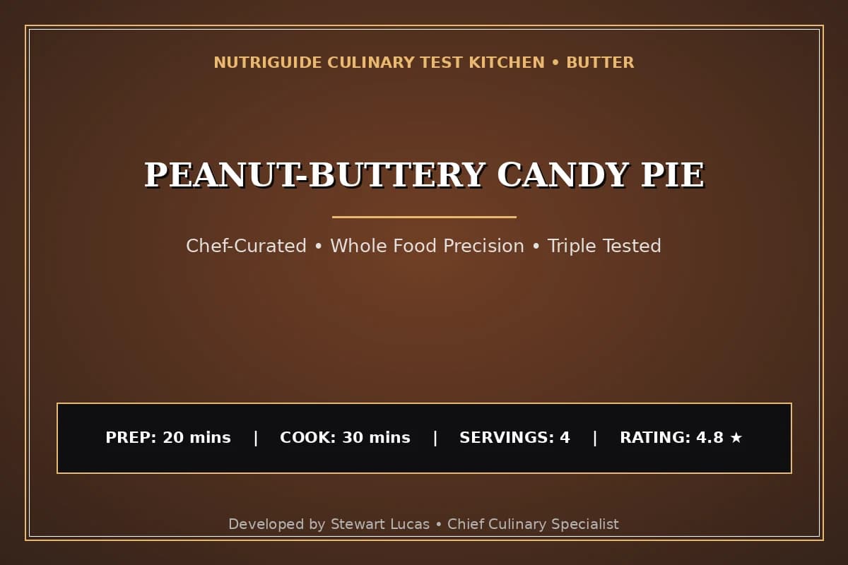 Peanut-Buttery Candy Pie