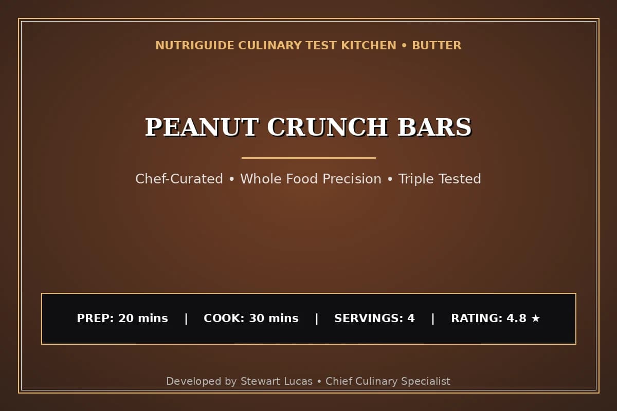 Peanut Crunch Bars