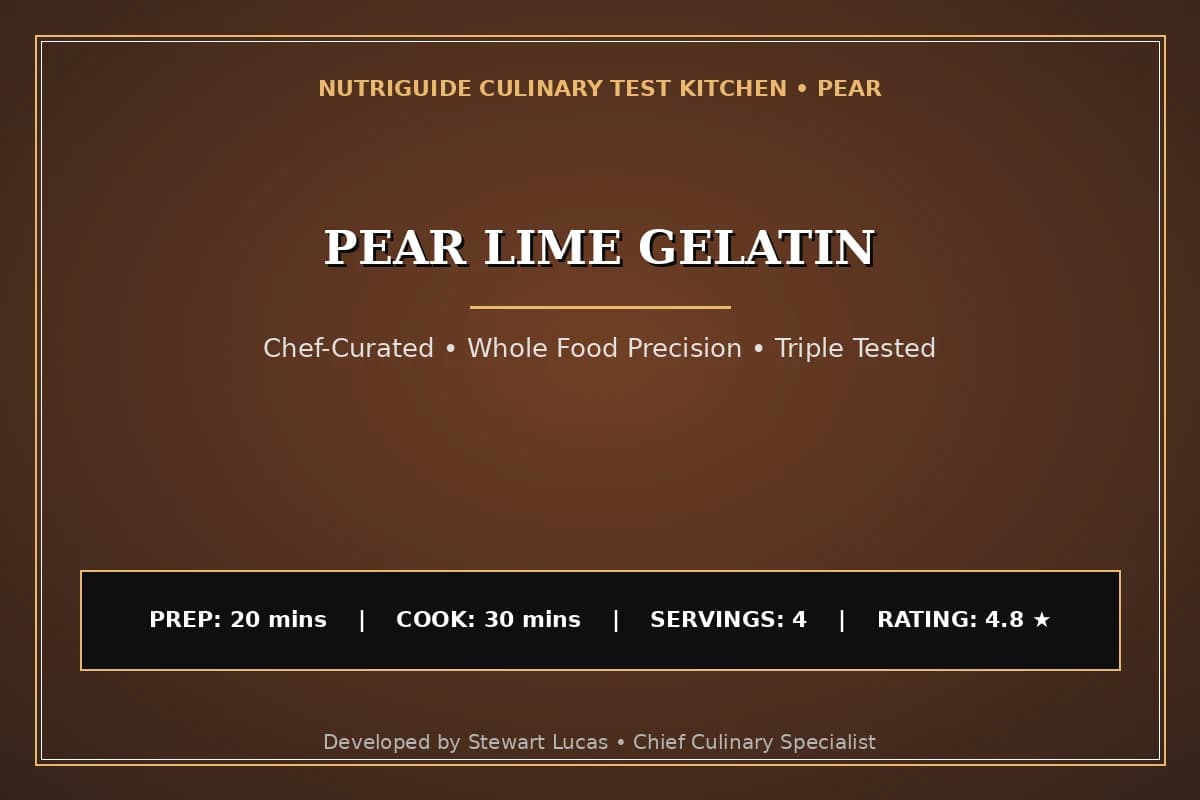 Pear Lime Gelatin