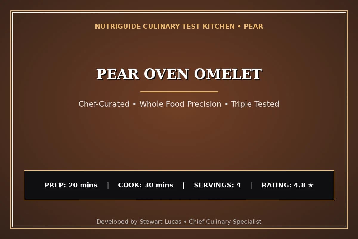 Pear Oven Omelet