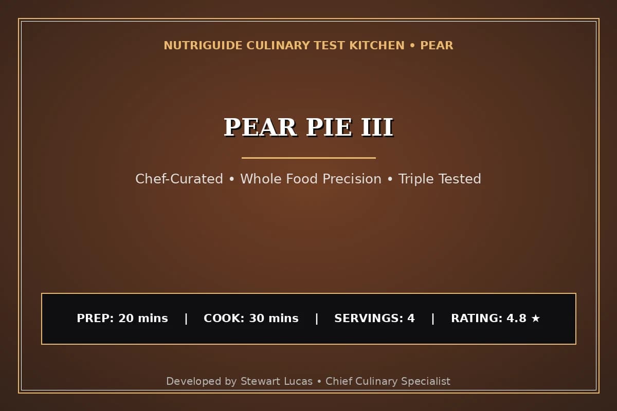 Pear Pie Iii