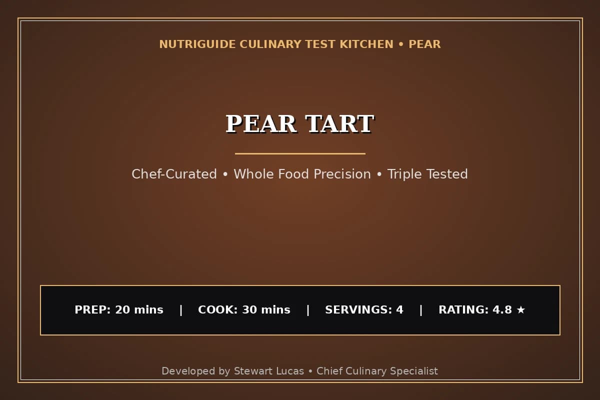 Pear Tart