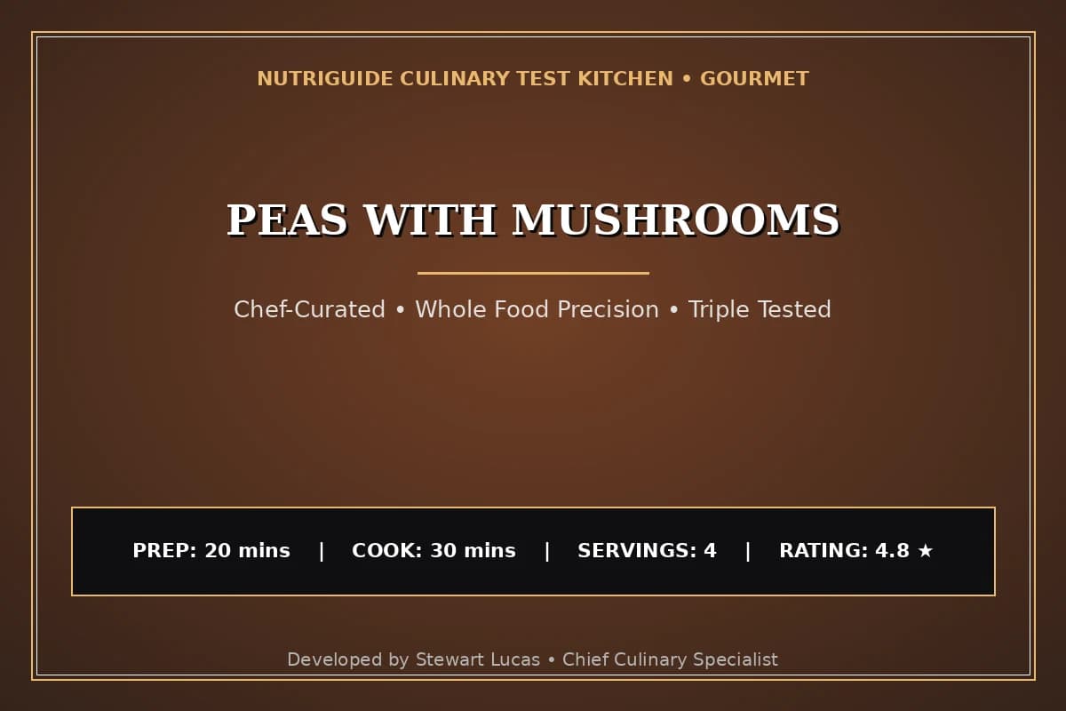 Peas With Mushrooms