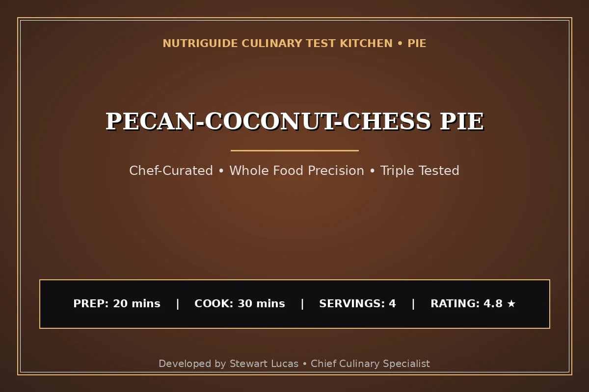 Pecan-Coconut-Chess Pie