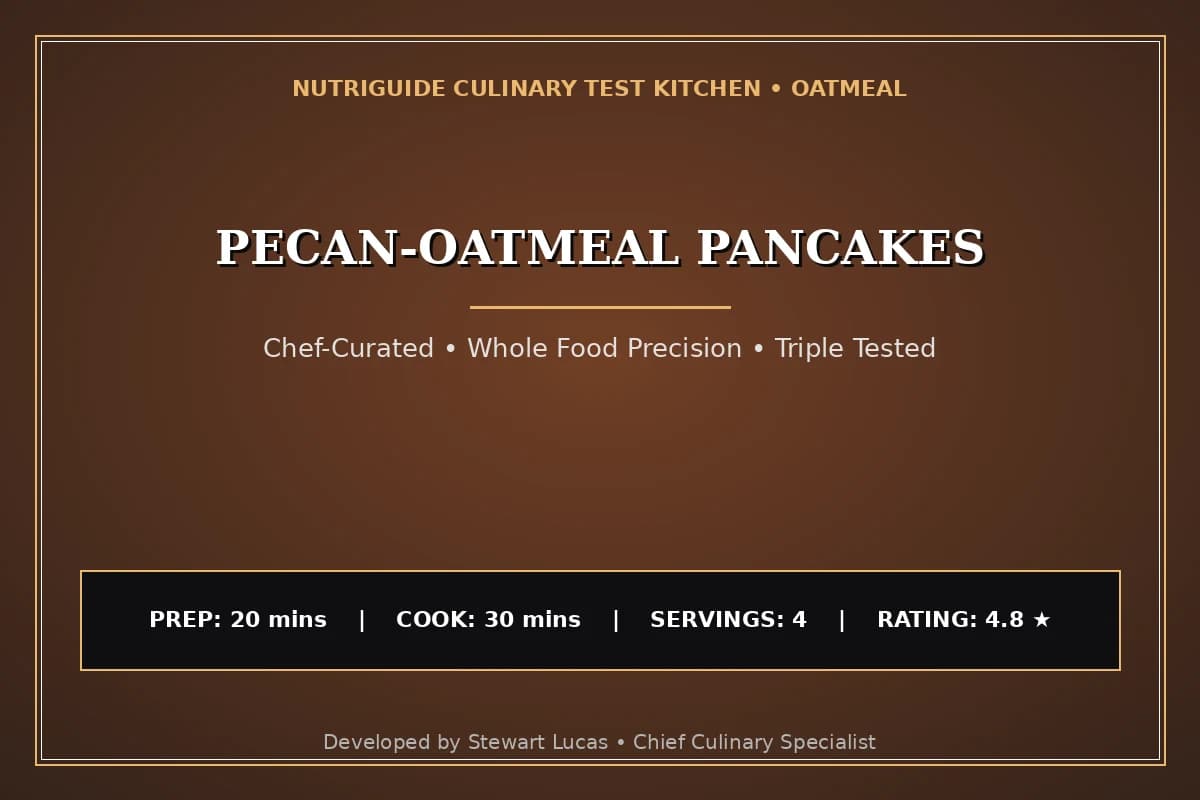 Pecan-Oatmeal Pancakes