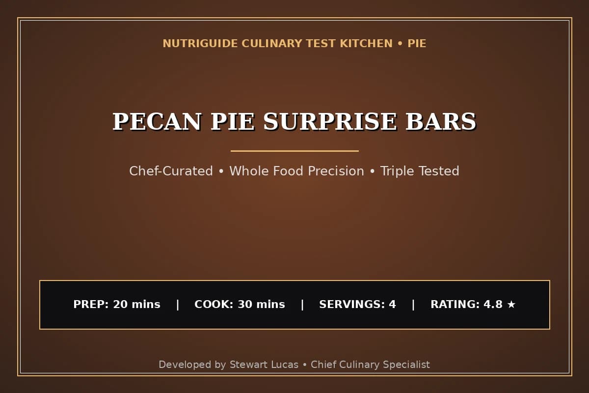 Pecan Pie Surprise Bars