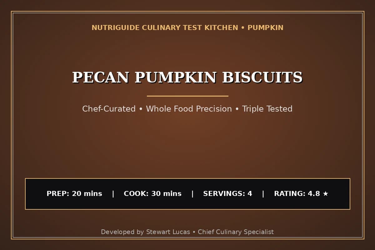 Pecan Pumpkin Biscuits