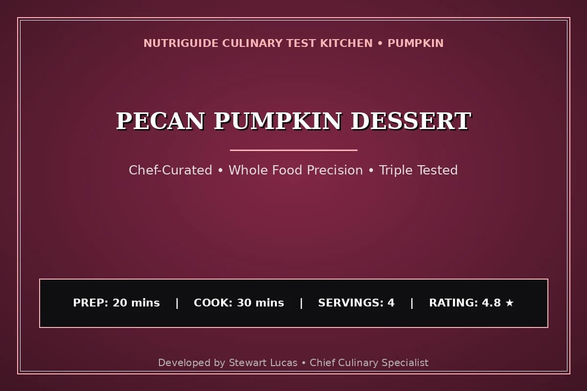 Pecan Pumpkin Dessert